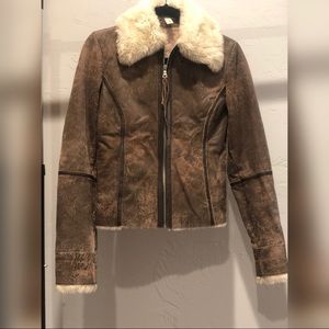 Express leather jacket